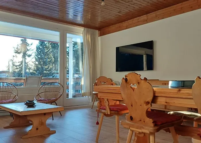 Grosszuegige 3 Schlafzimmer In Bergblick Zentral Apartment Davos