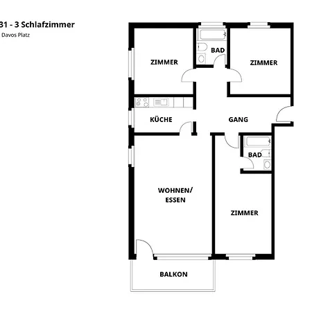 Cresta - Three Bedroom * Davos