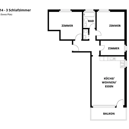 Cresta - Three Bedroom Apartment